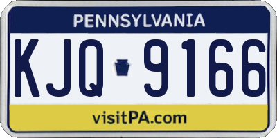PA license plate KJQ9166