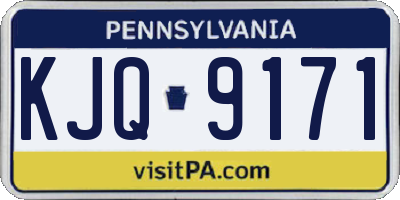 PA license plate KJQ9171