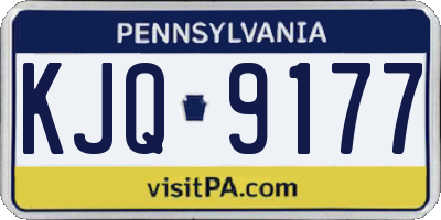 PA license plate KJQ9177