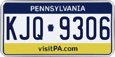 PA license plate KJQ9306