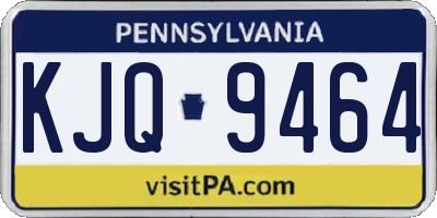 PA license plate KJQ9464