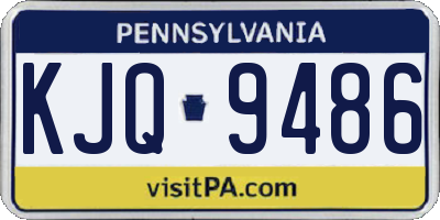 PA license plate KJQ9486