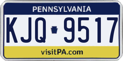 PA license plate KJQ9517