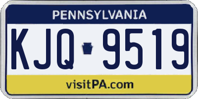 PA license plate KJQ9519