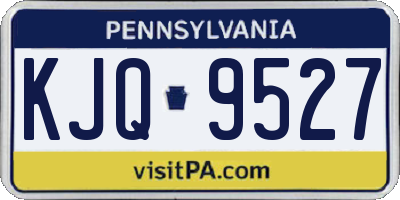 PA license plate KJQ9527