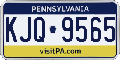 PA license plate KJQ9565