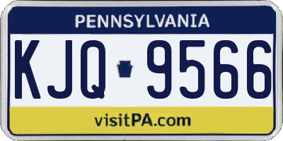 PA license plate KJQ9566
