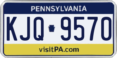 PA license plate KJQ9570