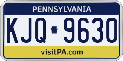 PA license plate KJQ9630