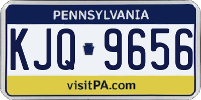 PA license plate KJQ9656