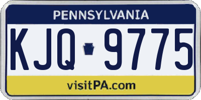 PA license plate KJQ9775