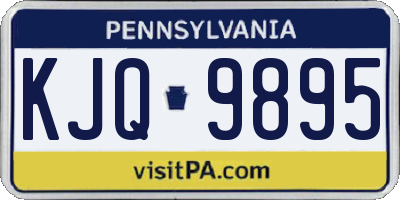 PA license plate KJQ9895
