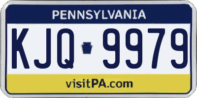 PA license plate KJQ9979