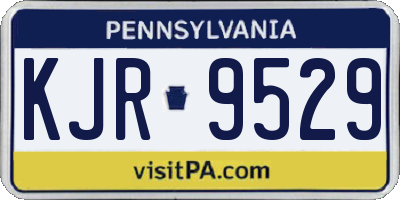 PA license plate KJR9529