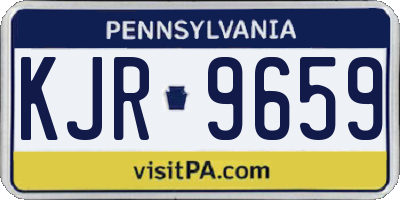 PA license plate KJR9659