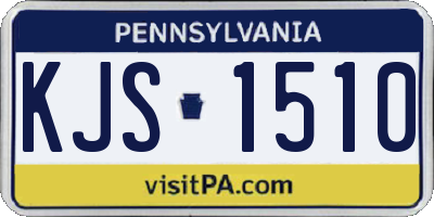 PA license plate KJS1510