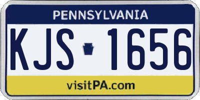 PA license plate KJS1656