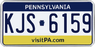 PA license plate KJS6159