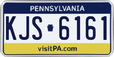 PA license plate KJS6161