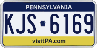 PA license plate KJS6169