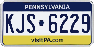 PA license plate KJS6229