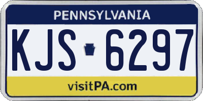 PA license plate KJS6297