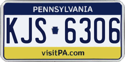 PA license plate KJS6306