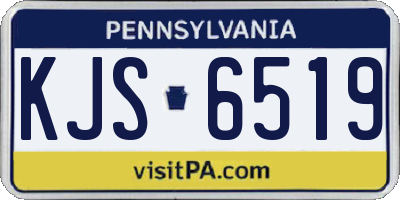 PA license plate KJS6519