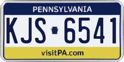 PA license plate KJS6541