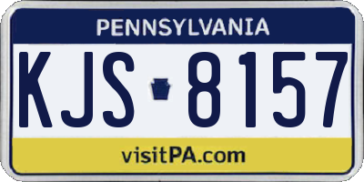 PA license plate KJS8157