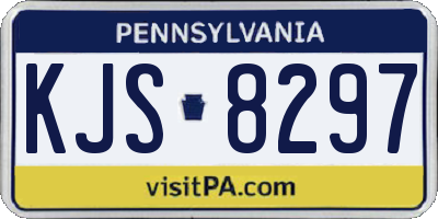 PA license plate KJS8297
