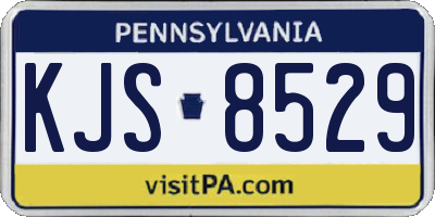 PA license plate KJS8529