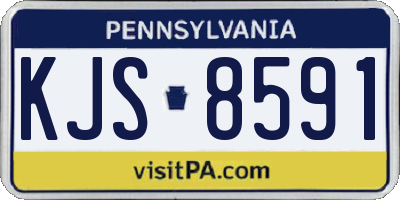 PA license plate KJS8591