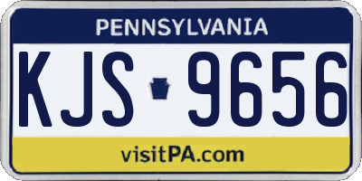 PA license plate KJS9656