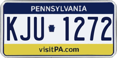 PA license plate KJU1272