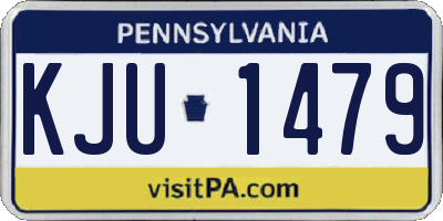 PA license plate KJU1479