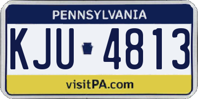 PA license plate KJU4813