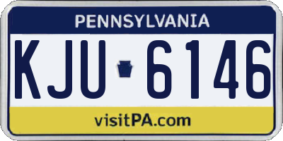 PA license plate KJU6146