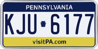 PA license plate KJU6177