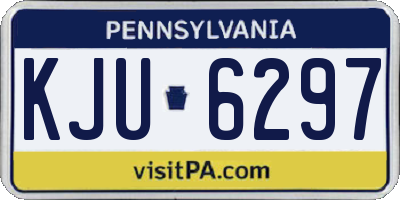 PA license plate KJU6297