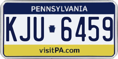 PA license plate KJU6459