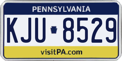 PA license plate KJU8529