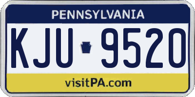 PA license plate KJU9520