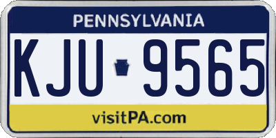 PA license plate KJU9565