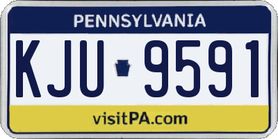 PA license plate KJU9591