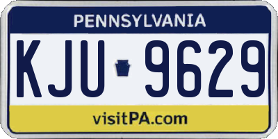 PA license plate KJU9629