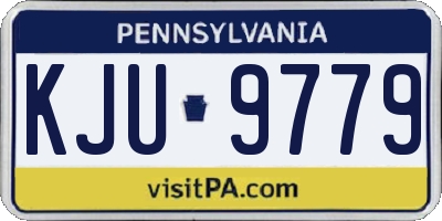 PA license plate KJU9779