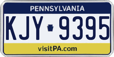 PA license plate KJY9395