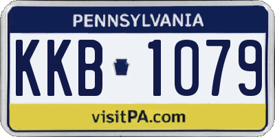 PA license plate KKB1079