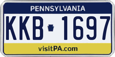 PA license plate KKB1697